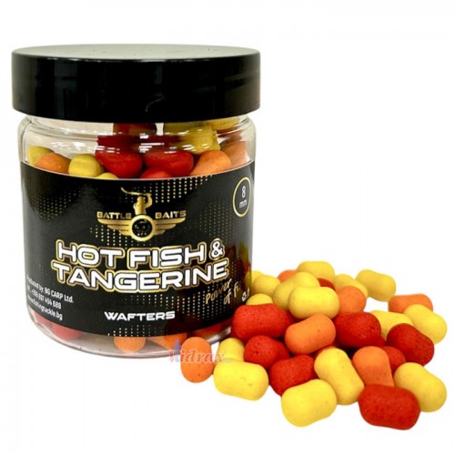 Дъмбели Wafters 8 мм Hot Fish & Tangerine (люта риба и мандарина) BB0577 - Battle Baits